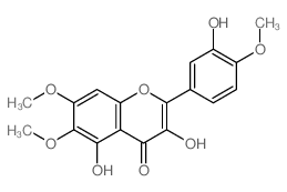 泽兰黄醇结构式