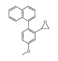 1-(2-(epoxyethyl)-4-methoxyphenyl)naphthalene结构式