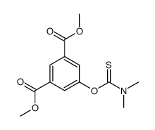 1-O-3,5-bis(methoxycarbonyl)phenylene N,N-dimethylthiocarbamate结构式