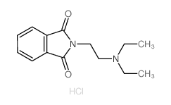 1H-Isoindole-1,3(2H)-dione,2-[2-(diethylamino)ethyl]-, hydrochloride (1:1) picture