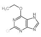 2-chloro-6-ethoxy-5H-purine结构式