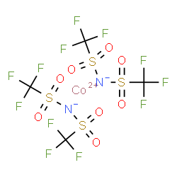 双(三氟甲基磺酰基)亚胺钴结构式