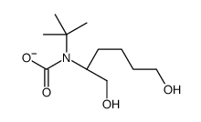 N-tert-butyl-N-[(2S)-1,6-dihydroxyhexan-2-yl]carbamate Structure