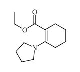 ethyl 2-pyrrolidin-1-ylcyclohexene-1-carboxylate Structure