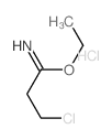 3-chloro-1-ethoxy-propan-1-imine structure