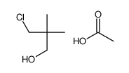 acetic acid,3-chloro-2,2-dimethylpropan-1-ol Structure