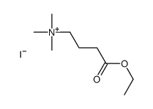 (4-ethoxy-4-oxobutyl)-trimethylazanium,iodide Structure