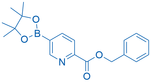 5-(4,4,5,5-四甲基-1,3,2-二氧硼杂环戊烷-2-基)吡啶-2-甲酸苄酯图片