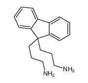 3-[9-(3-aminopropyl)fluoren-9-yl]propan-1-amine结构式