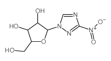 1H-1,2,4-Triazole,3-nitro-1-b-D-ribofuranosyl- Structure