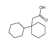 2-(1-cyclohexylcyclohexyl)acetic acid结构式