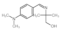 1-Propanol,2-[[[4-(dimethylamino)phenyl]methylene]amino]-2-methyl- Structure