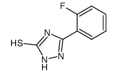 5-(2-FLUOROPHENYL)-4H-1,2,4-TRIAZOLE-3-THIOL结构式