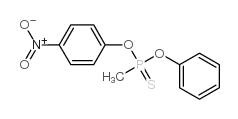 methyl-(4-nitrophenoxy)-phenoxy-sulfanylidene-phosphorane结构式