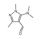 5-dimethylamino-1,3-dimethyl-1H-pyrazole-4-carbaldehyde Structure