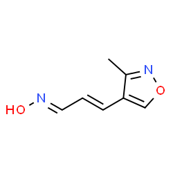 2-Propenal,3-(3-methyl-4-isoxazolyl)-,oxime,(1E)-(9CI) structure