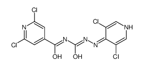 N1-[(2,6-DICHLORO-4-PYRIDYL)CARBONYL]-2-(3,5-DICHLORO-4-PYRIDYL)HYDRAZINE-1-CARBOXAMIDE Structure