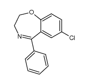 7-chloro-5-phenyl-2,3-dihydrobenzo[f][1,4]oxazepine Structure