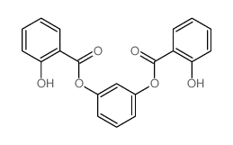 Benzoic acid,2-hydroxy-, 1,3-phenylene ester (9CI)结构式
