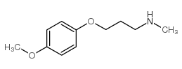 [3-(4-甲氧基-苯氧基)-丙基]-甲基胺结构式