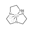 Cobalt(1+),[N,N'-bis(2-aminoethyl)-1,2-ethanediamine-N,N',N'',N''']dichloro-, chloride,(OC-6-13)- (9CI) Structure