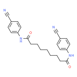 N,N'-Bis(4-cyanophenyl)nonanediamide结构式