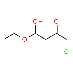 2-Butanone,1-chloro-4-ethoxy-4-hydroxy-结构式