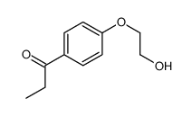 1-[4-(2-hydroxyethoxy)phenyl]propan-1-one Structure