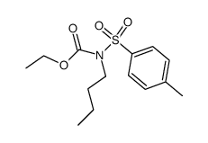 N-p-Tosyl-N-n-butylcarbaminsaeureaethylester结构式