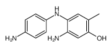 5-amino-4-(4-aminoanilino)-2-methylphenol结构式