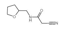 2-CYANO-N-(TETRAHYDRO-FURAN-2-YLMETHYL)-ACETAMIDE Structure