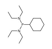 bis(diethylamino)cyclohexylphosphine结构式