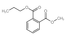 1,2-Benzenedicarboxylicacid, 1-methyl 2-propyl ester Structure