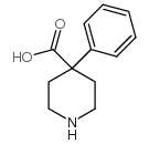4-苯基-4-哌啶甲酸图片