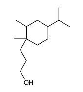 3-(1,2-dimethyl-4-propan-2-ylcyclohexyl)propan-1-ol结构式