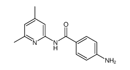 4-Amino-N-(4,6-dimethyl-2-pyridinyl)benzamide structure