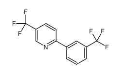 5-(trifluoromethyl)-2-[3-(trifluoromethyl)phenyl]pyridine结构式