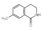7-甲基-3,4-二氢-2H-异喹啉-1-酮结构式