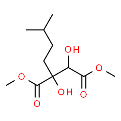 2,3-Dihydroxy-2-(3-methylbutyl)butanedioic acid dimethyl ester picture