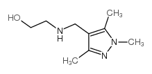 2-[(1,3,5-trimethylpyrazol-4-yl)methylamino]ethanol Structure