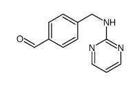 4-[(pyrimidin-2-ylamino)methyl]benzaldehyde结构式