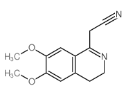 2-(6,7-dimethoxy-3,4-dihydroisoquinolin-1-yl)acetonitrile Structure