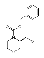 (3R)-3-(Hydroxymethyl)-4-morpholinecarboxylic Acid Phenylmethyl Ester Structure