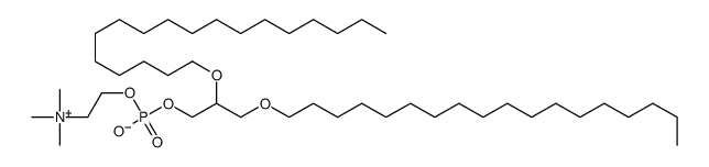 1,2-O,O-二十八烷基-rac-甘油-3-磷酸胆碱结构式
