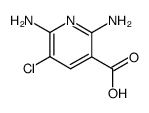 2,6-diamino-5-chloro-pyridine-3-carboxylic acid Structure