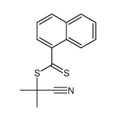 2-cyanopropan-2-yl naphthalene-1-carbodithioate Structure