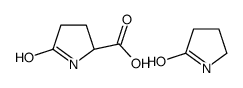 (2S)-5-oxopyrrolidine-2-carboxylic acid,pyrrolidin-2-one结构式