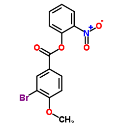 2-Nitrophenyl 3-bromo-4-methoxybenzoate Structure