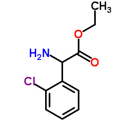 Ethyl amino(2-chlorophenyl)acetate结构式