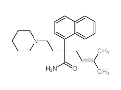 1-Piperidinebutanamide, alpha-(3-methyl-2-butenyl)-alpha-1-naphthalenyl- (9CI) picture